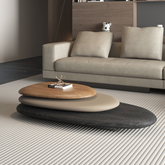 360° Rotating Pebble Coffee Table